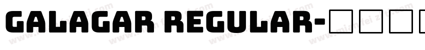 Galagar Regular字体转换